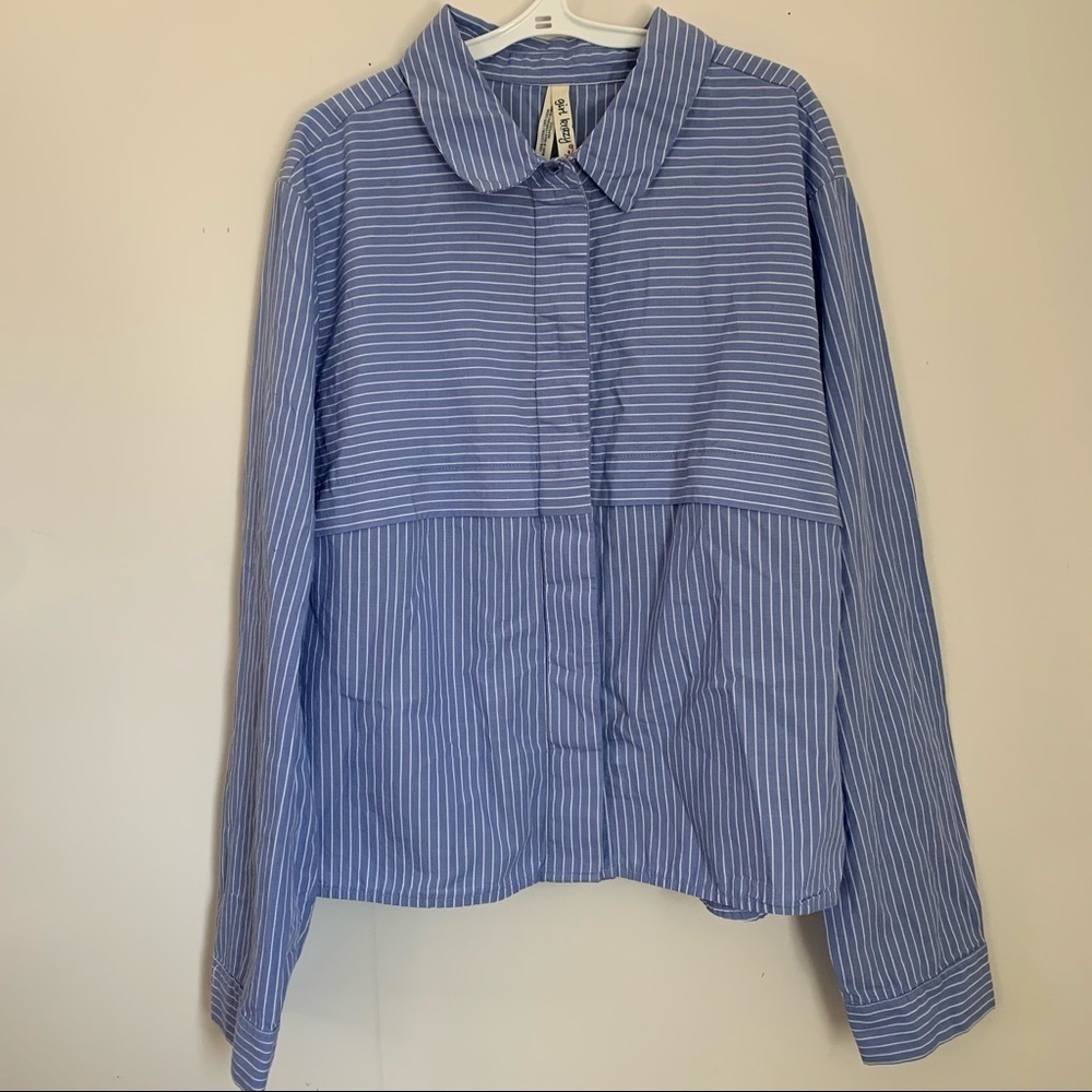 KRAZY GIRL BUTTON DOWN SHIRT